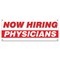 Signmission Now Hiring Physicians Banner Apply Inside Accepting Application Single Sided B-30289 - alternate 1